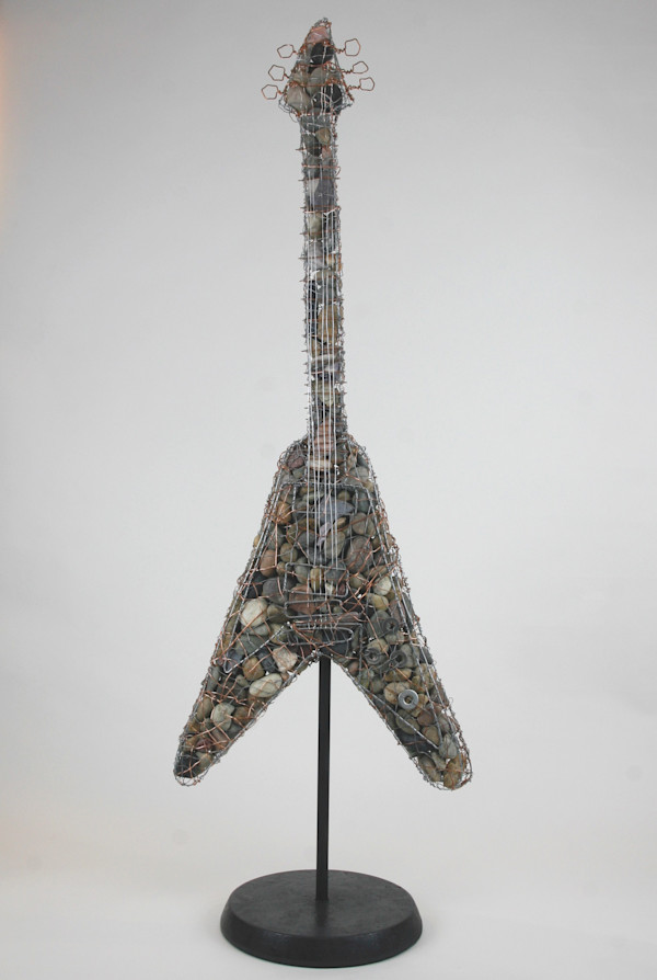 Rock Guitar II by Judy Vienneau