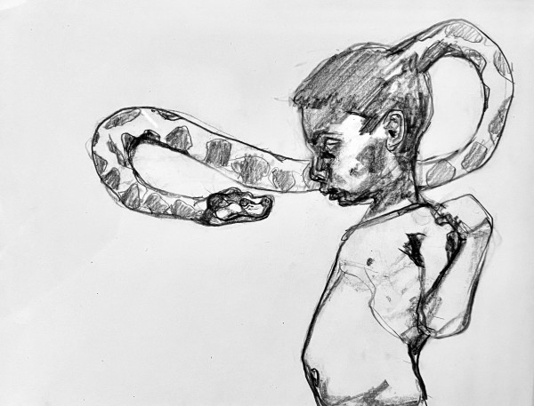 Facing Fear Sketch by Alec DeJesus
