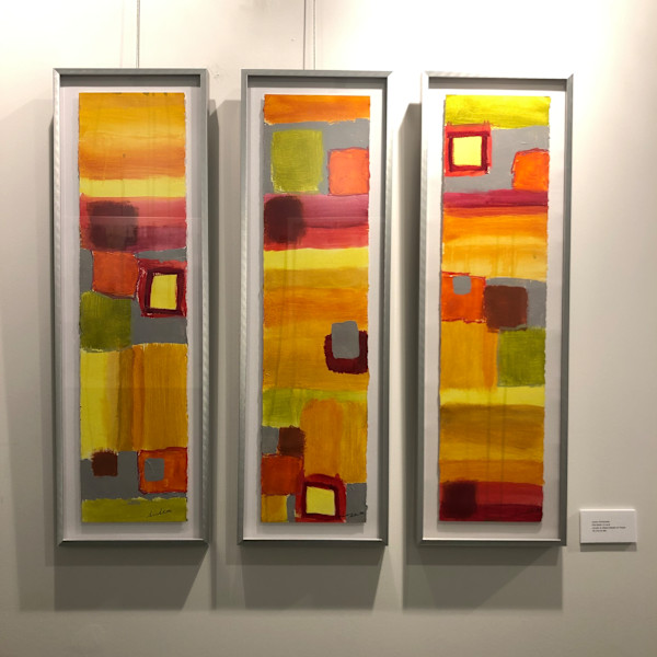 Flat Earth I, II &III by Susan Antoinette