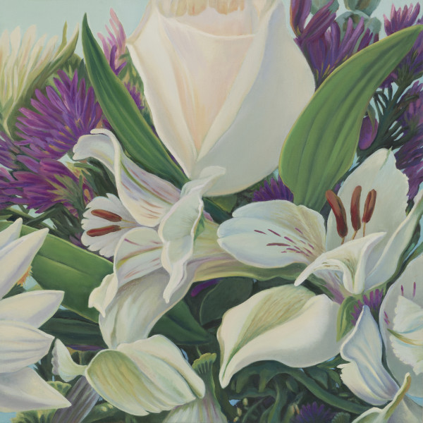 White Bouquet by Carol L. Adamec