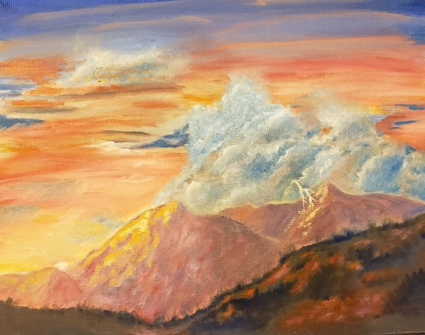 Tucson Storm at Sunset, Image 1.