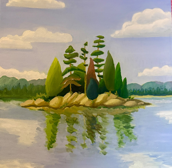 ISLAND IN THE LAKE by Iris Mes Low, Image 1.