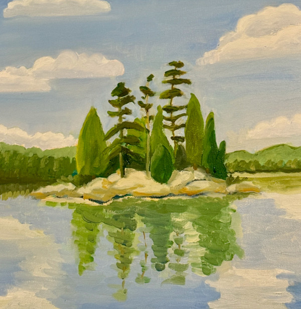 ISLAND IN THE LAKE by Iris Mes Low