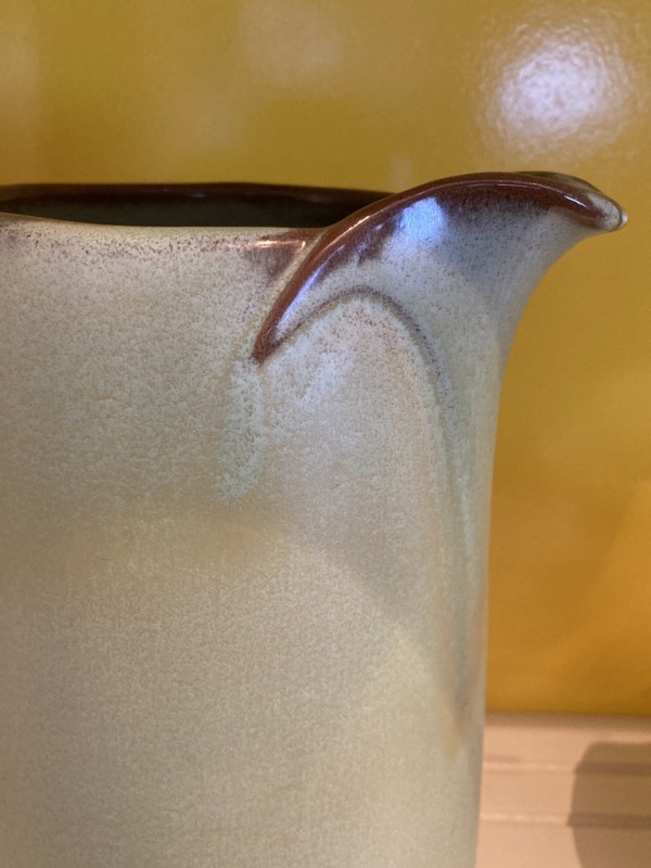 Large Frankoma pottery pitcher