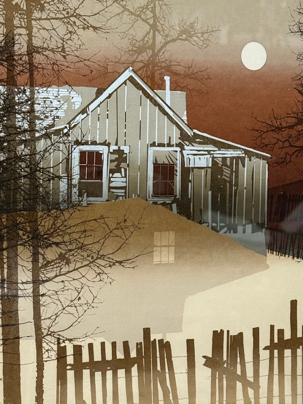 Travis Thrasher Cabin lithograph