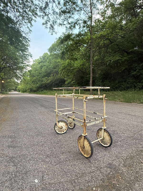 Industrial wheeled cart (Medical cart), Image 1.
