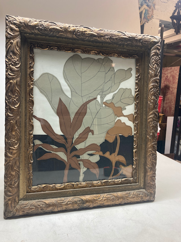 Original framed botanical collage