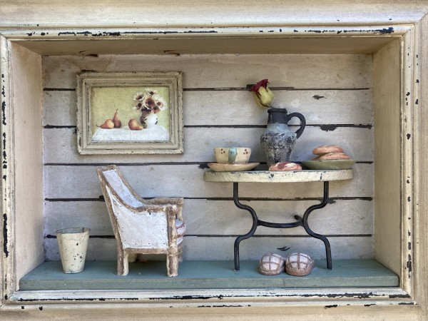 framed decorative diorama