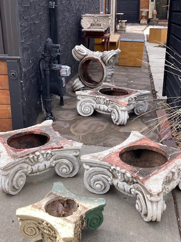 Terra cotta column top