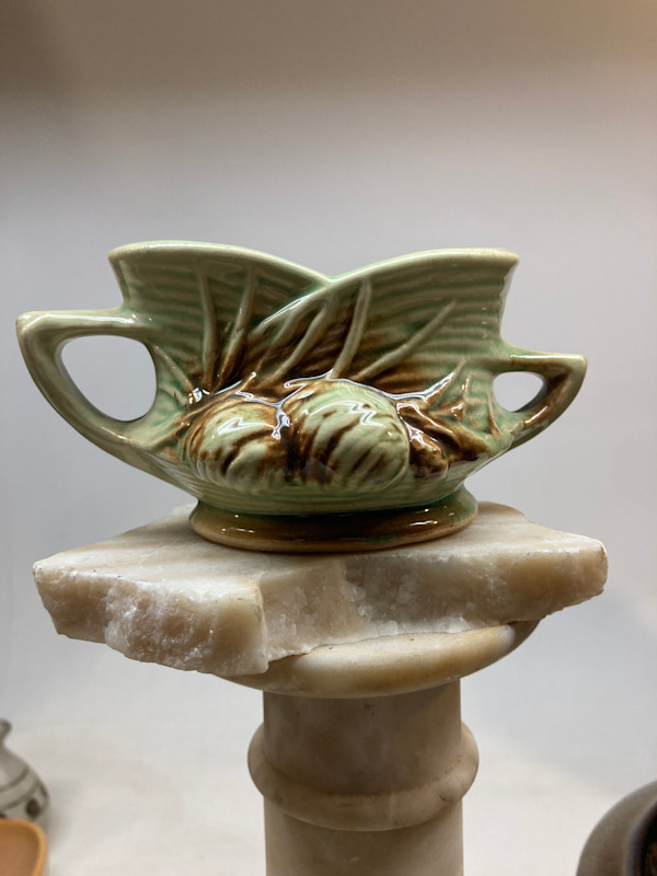 pine cone McCoy pottery vase
