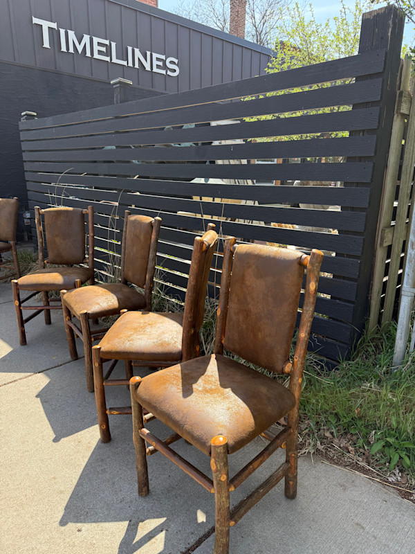 set of  4 Old Hickory Tavern chairs, Image 3.