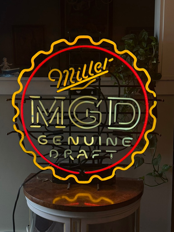 MGD beer neon sign