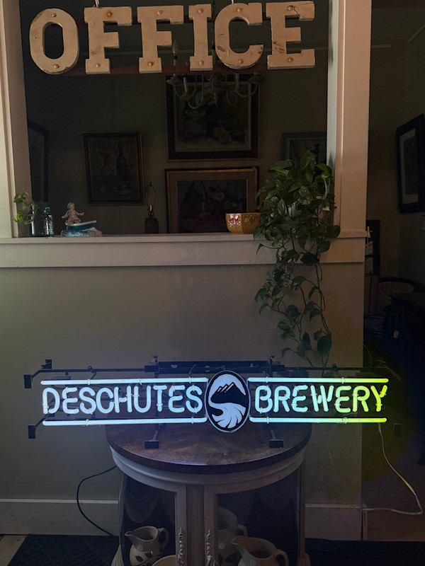 Deschutes neon light