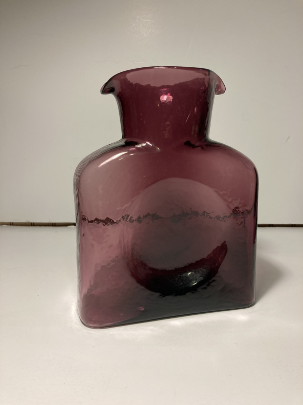 Blenko purple pitcher
