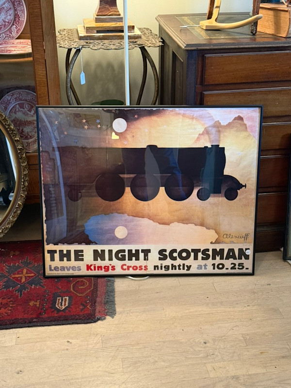 Framed train poster, Image 2.
