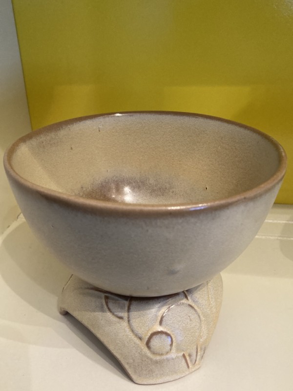 Frankoma Art Deco footed bowl