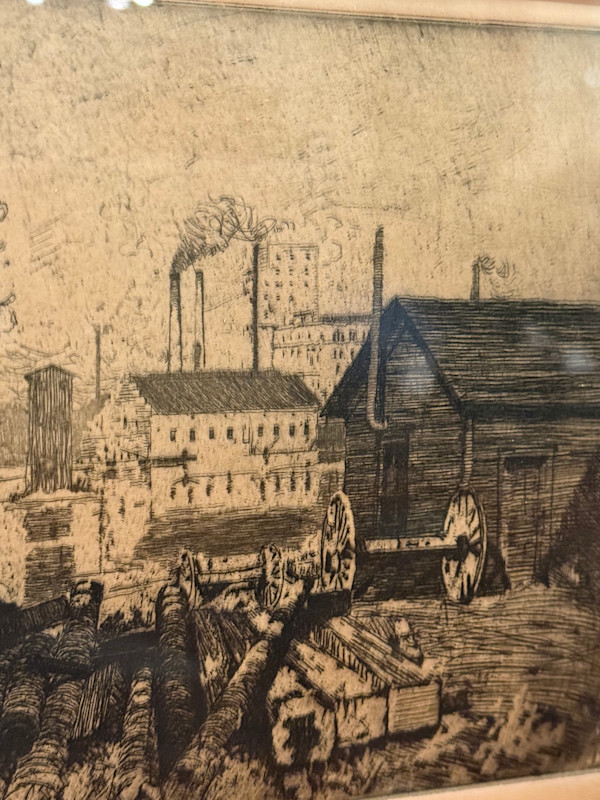 Original etching by Gustav Goetsch