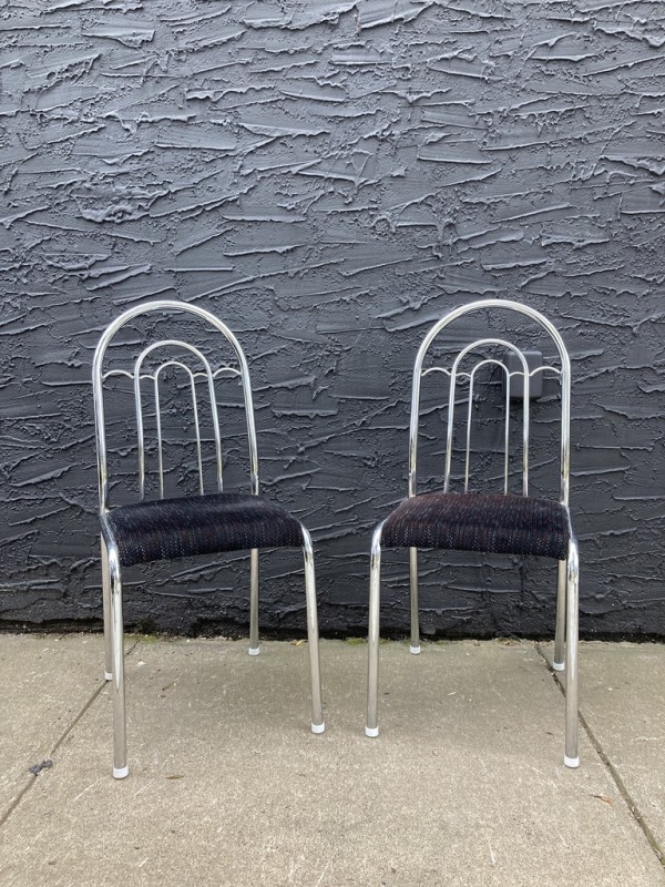 Chrome chairs