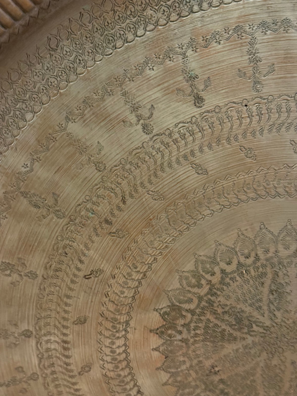 Large round copper top