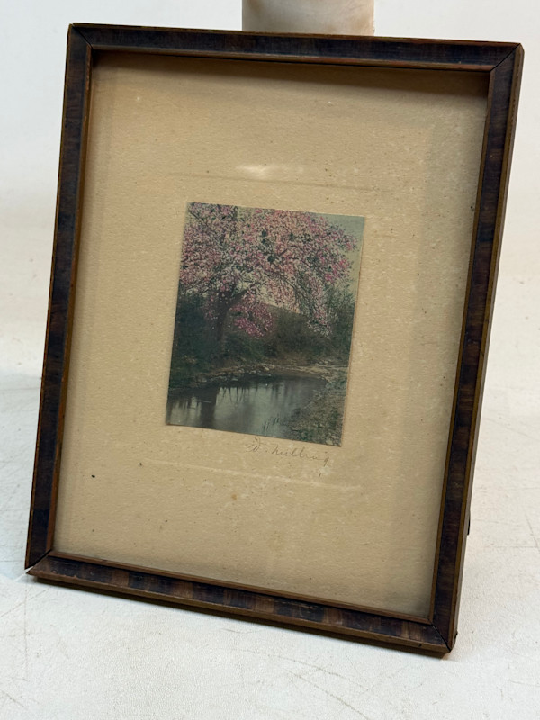 Framed Wallace Nutting photograph, Image 1.