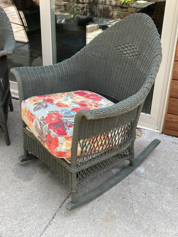 Vintage Wicker rocking chair