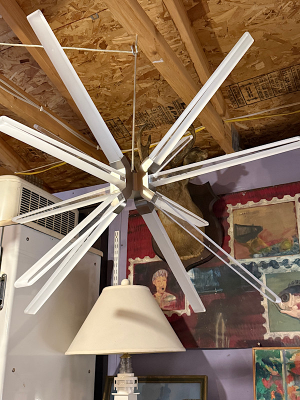Lucite chandelier