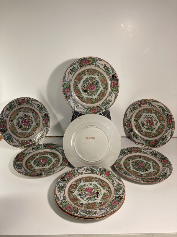 Vintage 6" satsuma plates