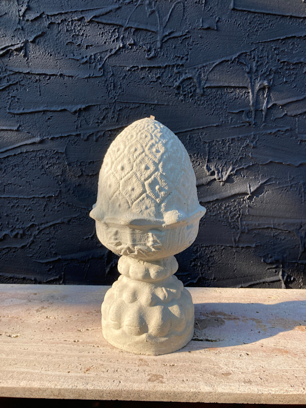 Garden cement acorn