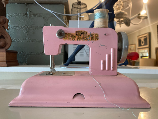 Pink Kay and EE Sew Master toy sewing machine