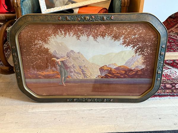 Framed lithograph in original frame by Robert Woods "DAWN"