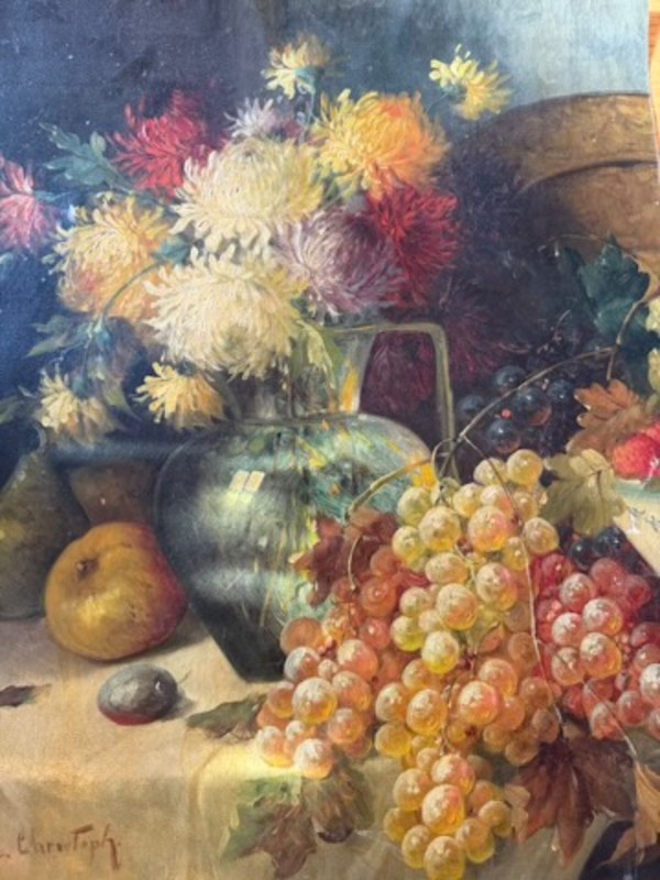 original still life with flowers, Image 1.