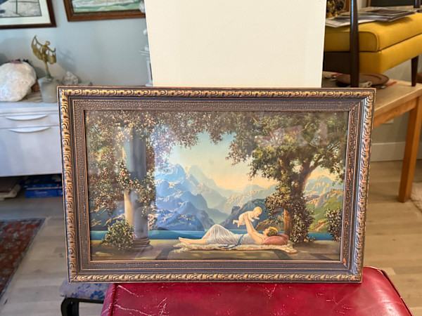 Framed lithograph Loves Paradise