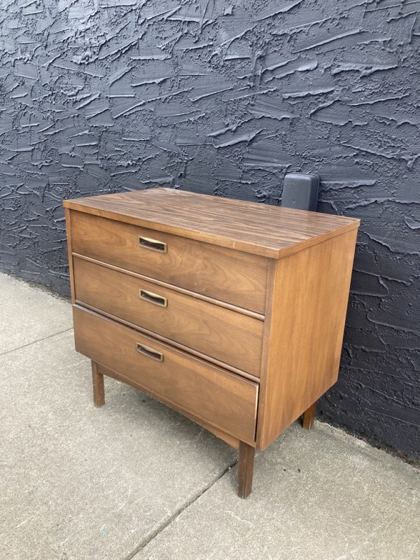 3 drawer mid century modern chest