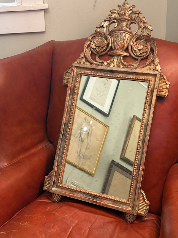 Hand carved Italian gold mirror
