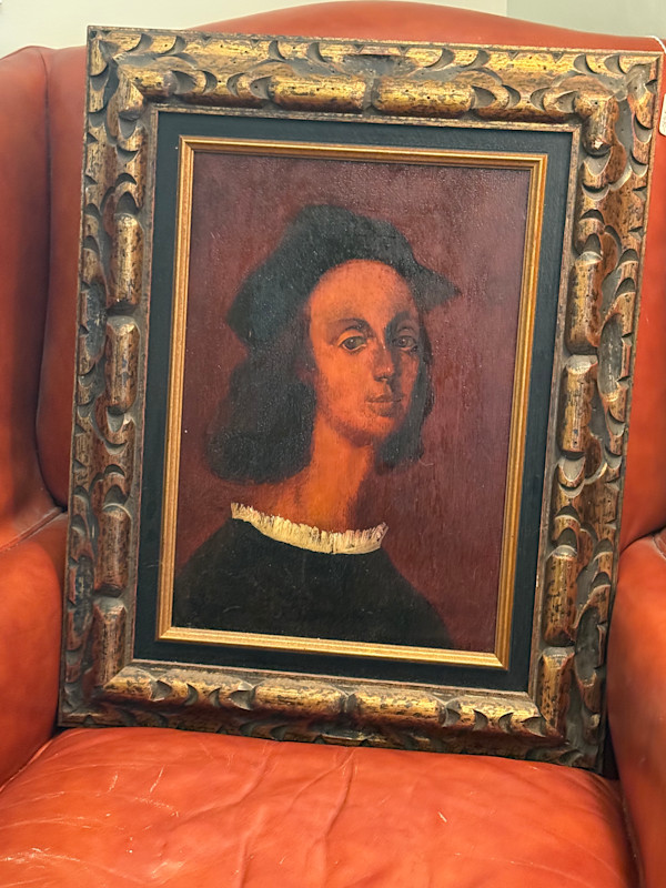 Original portrait on board