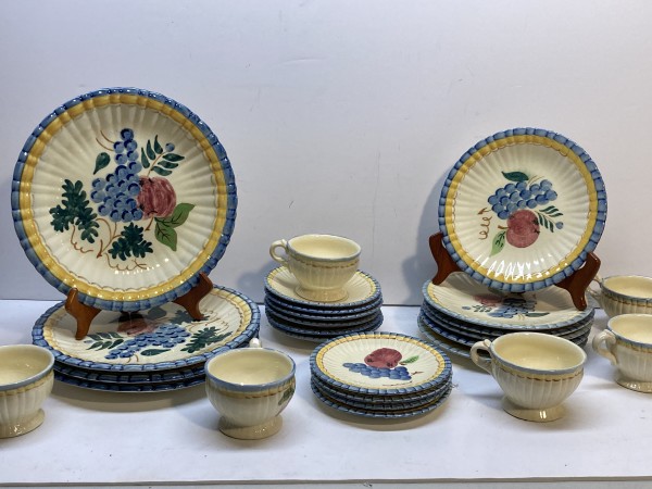 Early luncheon dish set of Stangl
