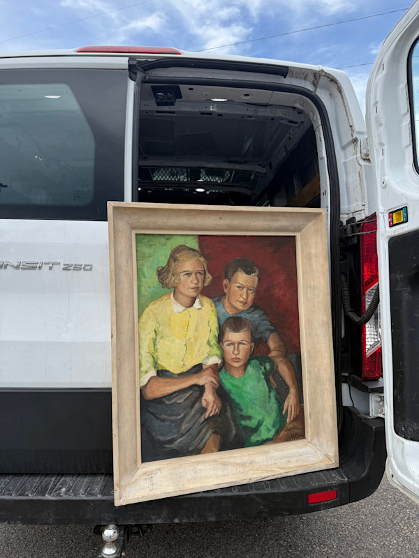 Original portrait of three siblings