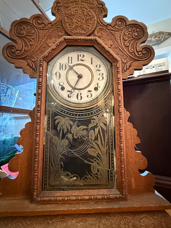 Ingraham "Urania" Gingerbread Victorian kitchen clock