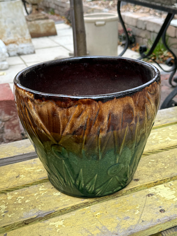 Large McCoy pottery vase