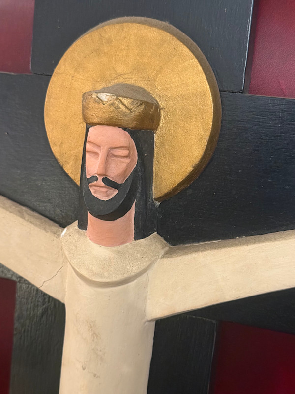 Carved folk christ figure, Image 1.