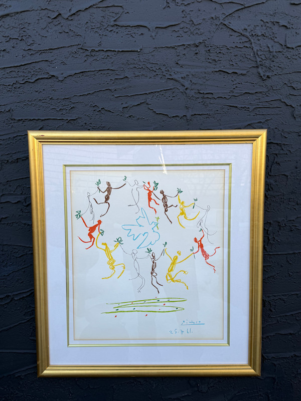 Picasso framed peace print, Image 4.