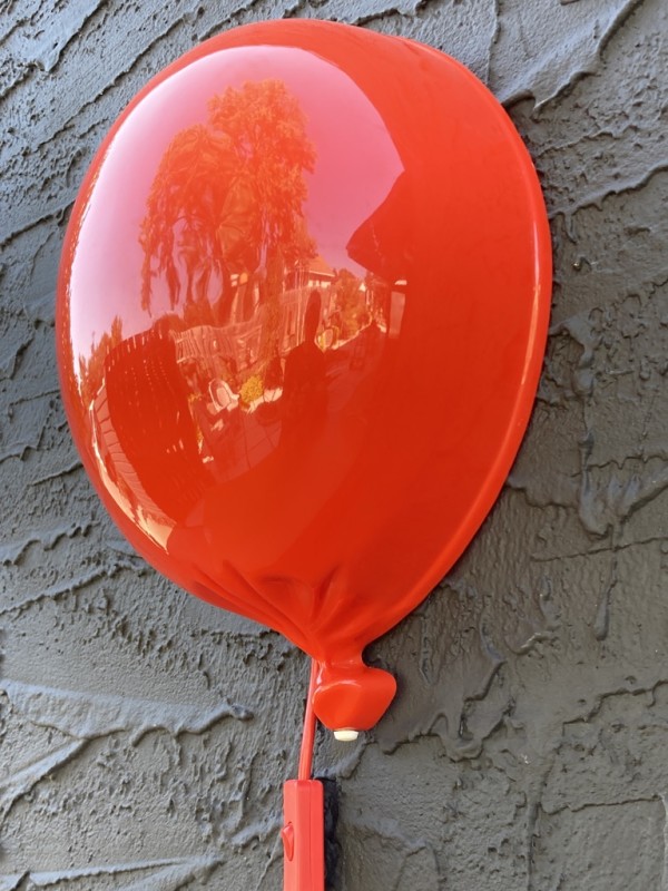 Post modern plastic balloon wall light