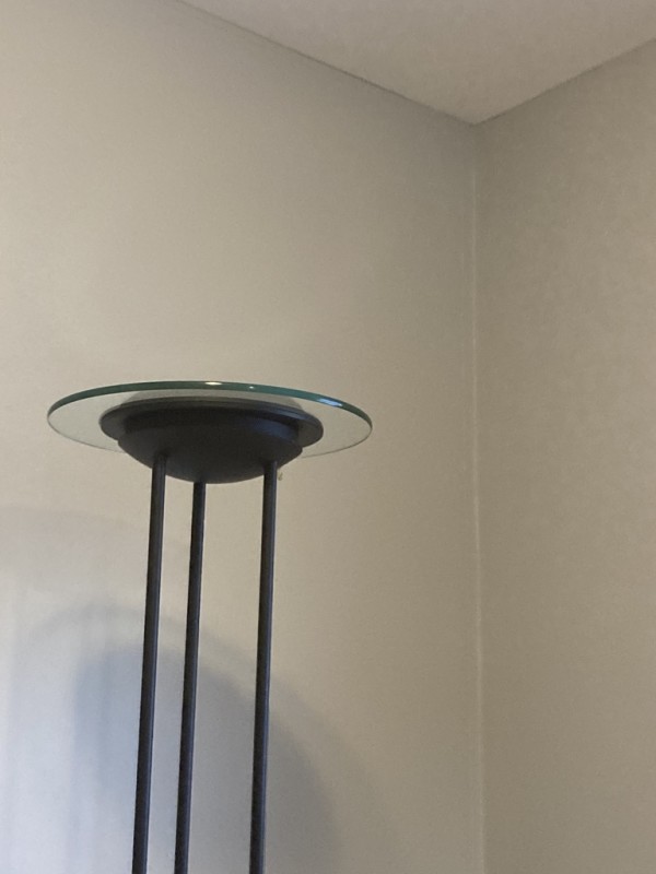 Marble based Sonneman floor lamp