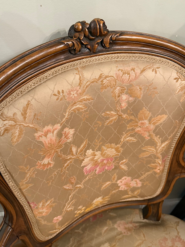 Pair of upholstered chairs