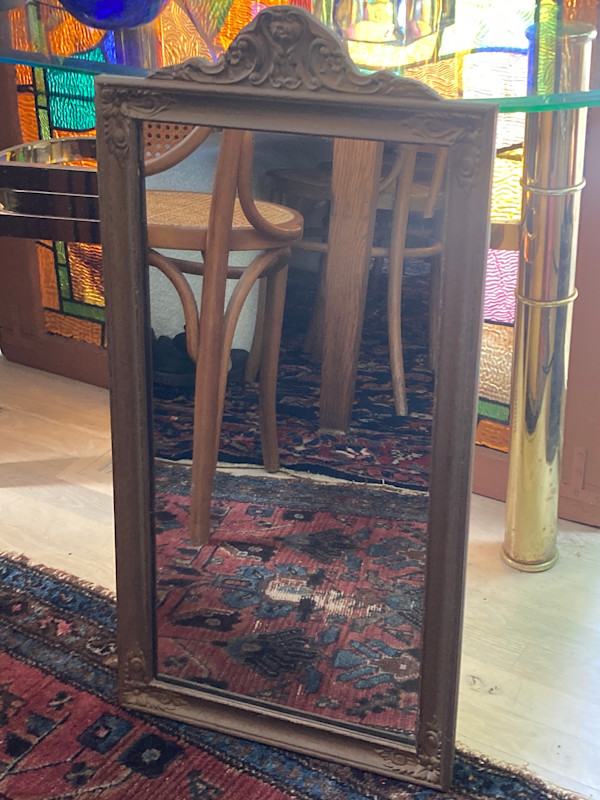 Framed vintage mirror