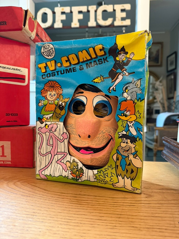 Fred flinstone costume in the box