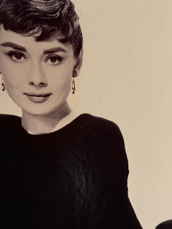 Framed Audry Hepburn print
