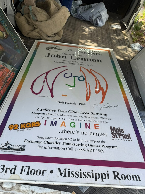 Large John Lennon poster
