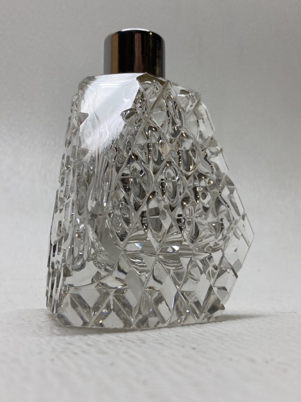 Clear perfume bottle