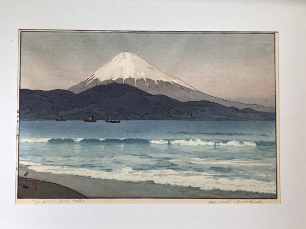 Framed Hiroshi Yoshida Mount Fuji
